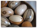 Wooden Eggs in Various Timbers