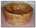 Burr oak bowl